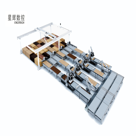 ໄວກວ່າແລະສະຫລາດກວ່າ CNC Nesting Unit Line ສໍາລັບການເຮັດຕູ້ເຮືອນຄົວ